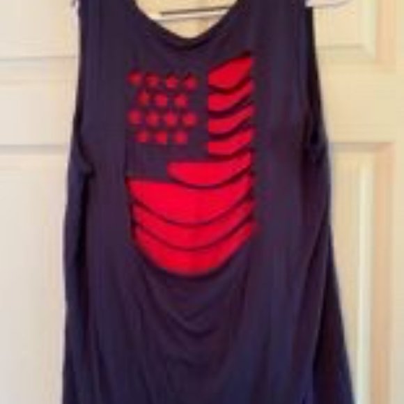 Star Spangled Banner Clique Tank Top~~Size 2X NWT - Picture 3 of 3